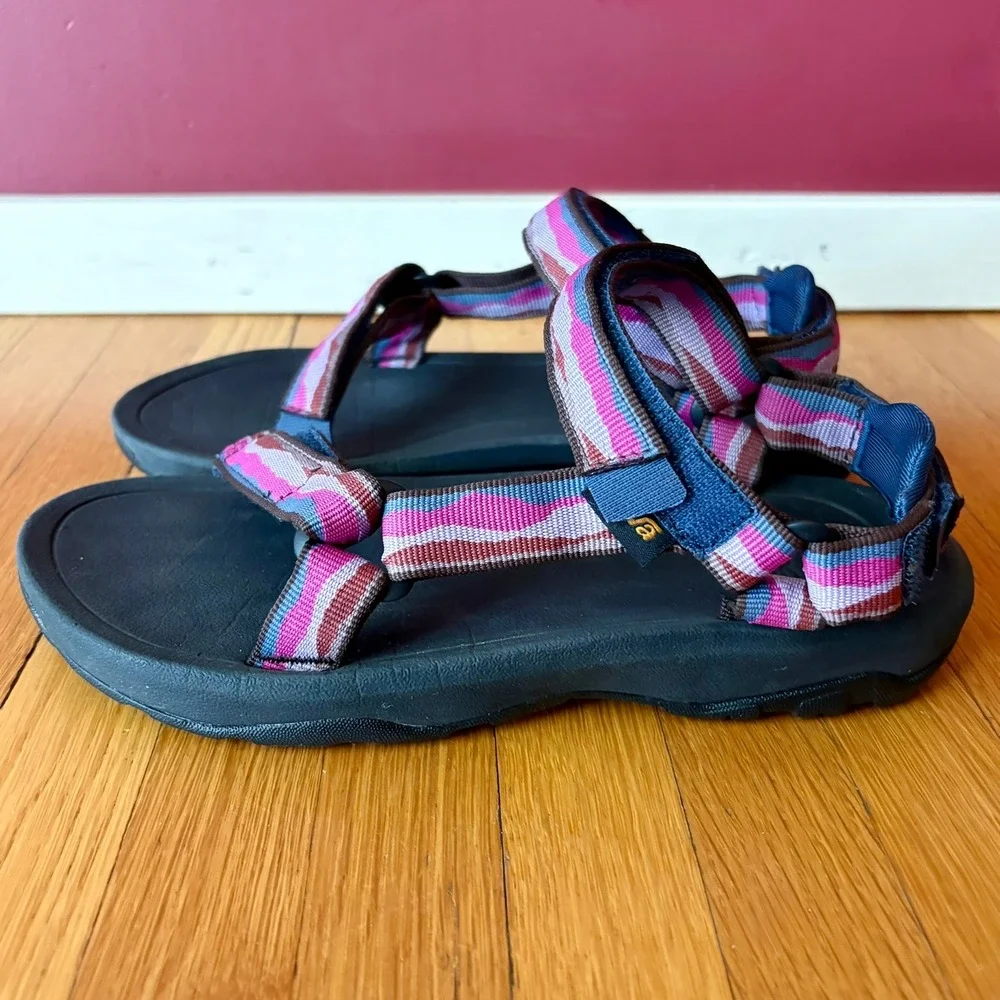 Teva Hurricane XLT2 Kids Sport Sandals Vista Blue Indigo Size 3 Unisex 1019390C